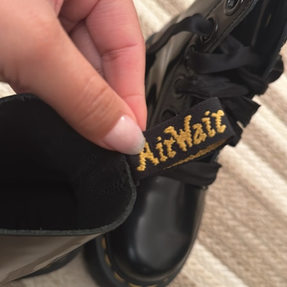 Dr. Martens - Molly - Black Platform Leather Boots - Picture 3 of 6